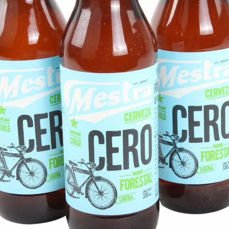 Foto 4 Set de 3 Cervezas Mestra Cero - Trio de cervezas Mestra sin alcohol de 330 ml
