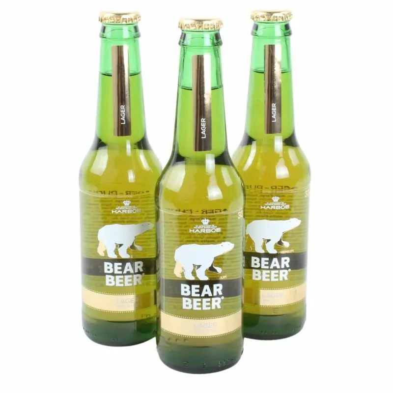 Set de 3 Cervezas Bear Beer - Trio de cervezas Bear Beer de 330 ml