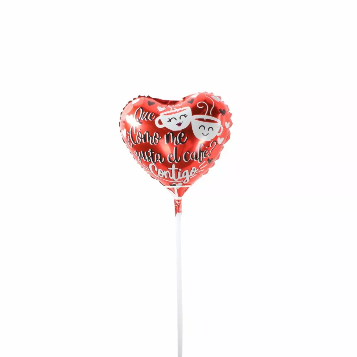 Foto principal Globo corazón Que como me gusta el cafe: contigo