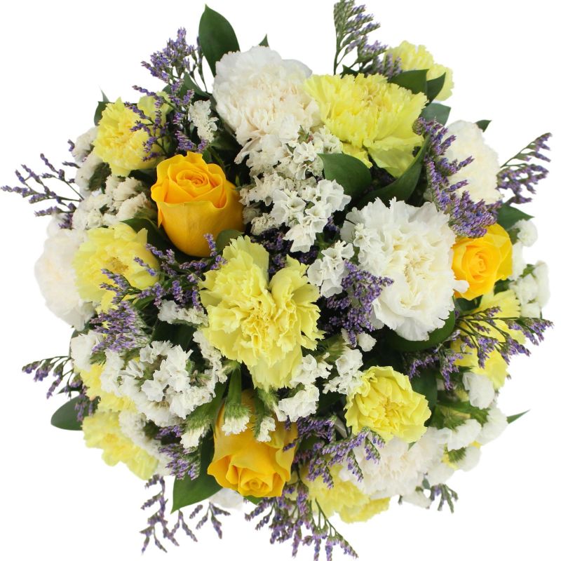 Foto 4 Colores de Frida amarillo en sombrerero - Flores a domicilio Foto 4 Colores de Frida amarillo en sombrerero - Flores a domicilio