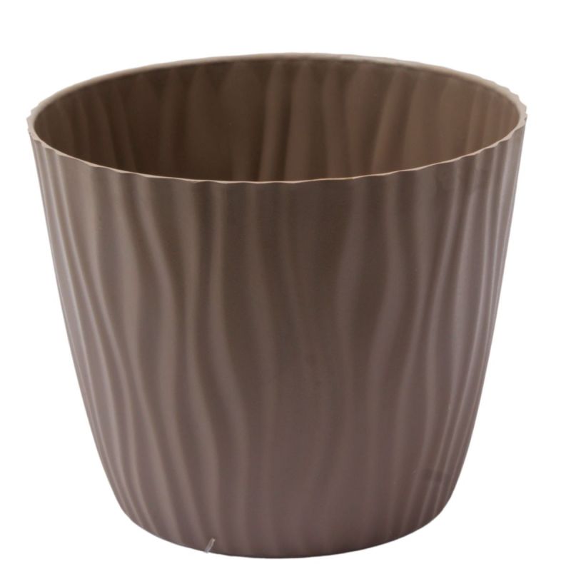 Maceta plástica café para flores Maceta plástica café para flores
