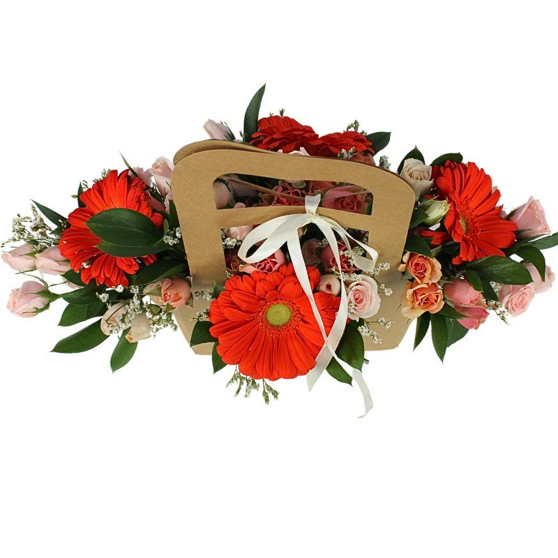 Foto 3 Mariana Fresh Flower Bag Naranjo - Flores a domicilio Foto 3 Mariana Fresh Flower Bag Naranjo - Flores a domicilio