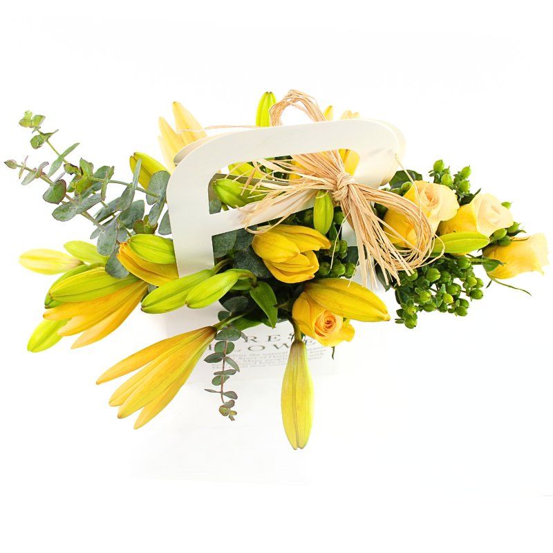 Foto 4 No me olvides Flower Bag Amarillo - Flores a domicilio Foto 4 No me olvides Flower Bag Amarillo - Flores a domicilio
