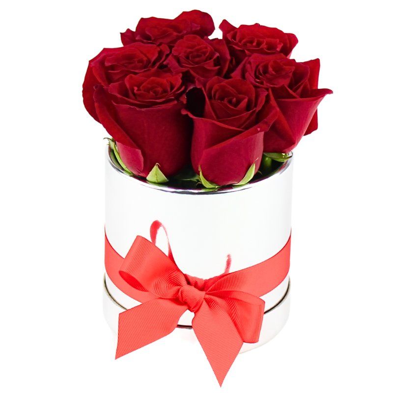 Encanto Ecuatoriano rojo - Arreglo floral en sombrerero con rosas ecuatorianas rojo Encanto Ecuatoriano rojo - Arreglo floral en sombrerero con rosas ecuatorianas rojo