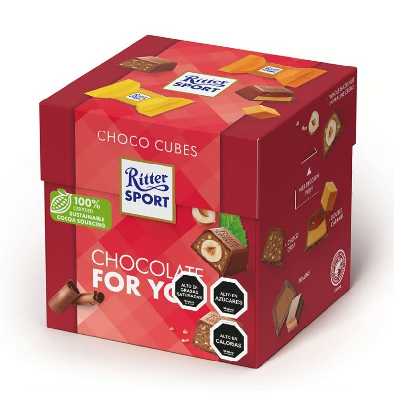Flores a domicilio - Chocolate leche Mini Cubes Ritter Sport 176 gr Flores a domicilio - Chocolate leche Mini Cubes Ritter Sport 176 gr