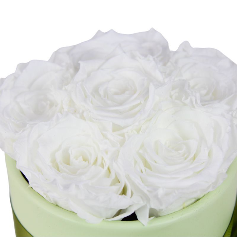 Foto 4 Rosas Preservadas en Sombrerero - Flores a domicilio Foto 4 Rosas Preservadas en Sombrerero - Flores a domicilio