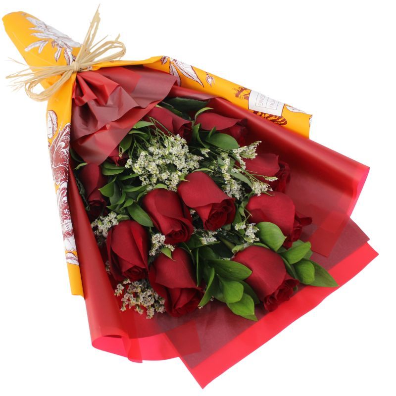 Flores a domicilio - Ramo 9 Rosas Rojo Flores a domicilio - Ramo 9 Rosas Rojo