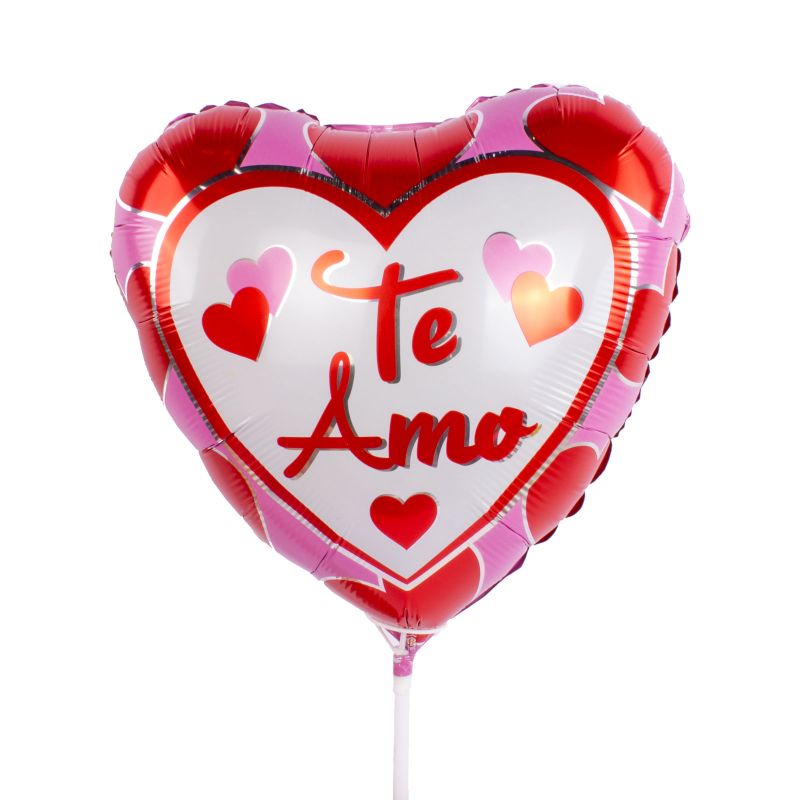 Flores a domicilio - Globo Te Amo rosado rojo 38cm Flores a domicilio - Globo Te Amo rosado rojo 38cm