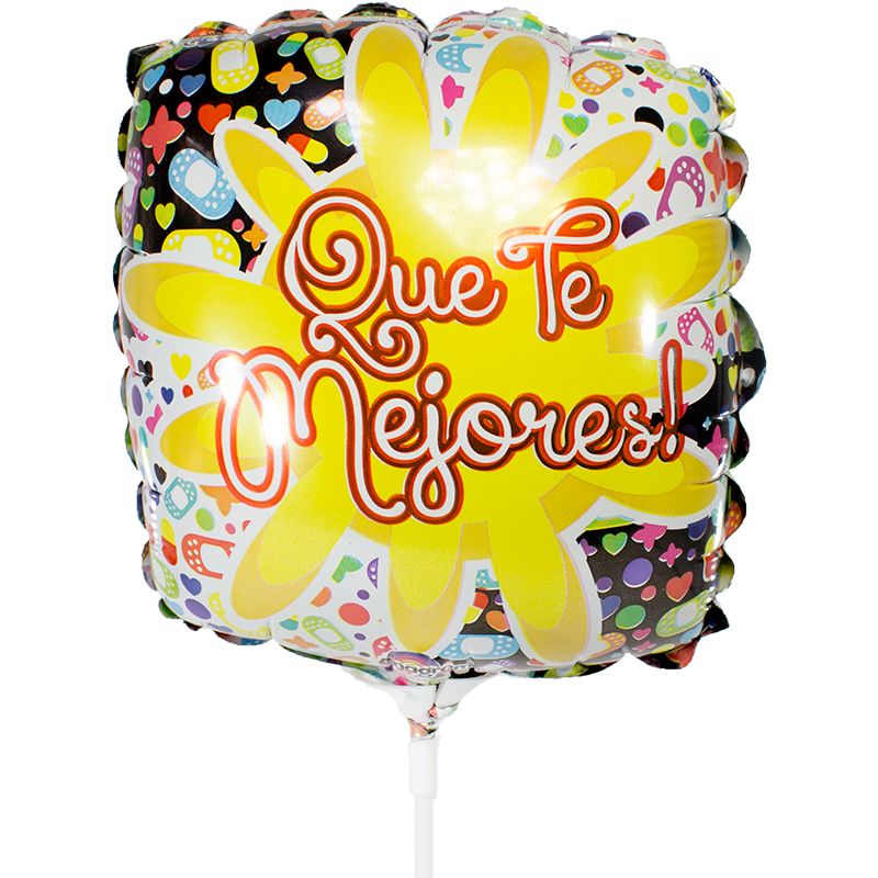 Flores a domicilio - Globo Que te mejores cuadrangular Flores a domicilio - Globo Que te mejores cuadrangular