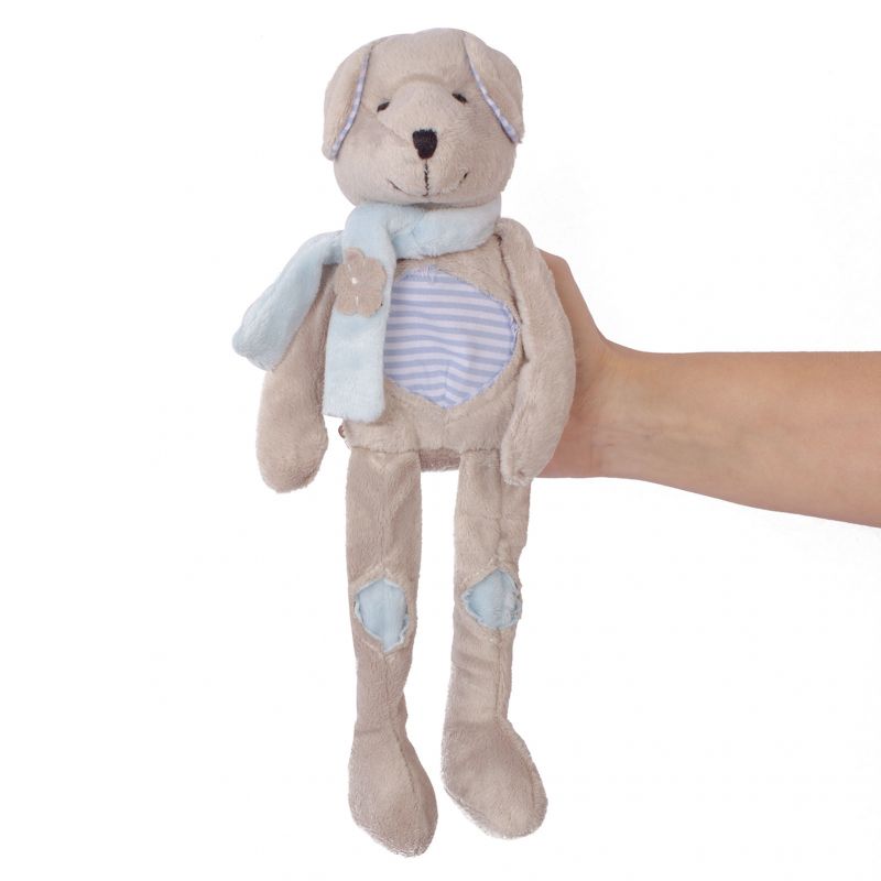 Foto con persona Peluche osito piernas largas celeste - Flores a domicilio Foto con persona Peluche osito piernas largas celeste - Flores a domicilio