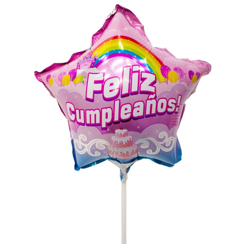 Flores a domicilio - Globo Feliz Cumpleaños Estrella Flores a domicilio - Globo Feliz Cumpleaños Estrella