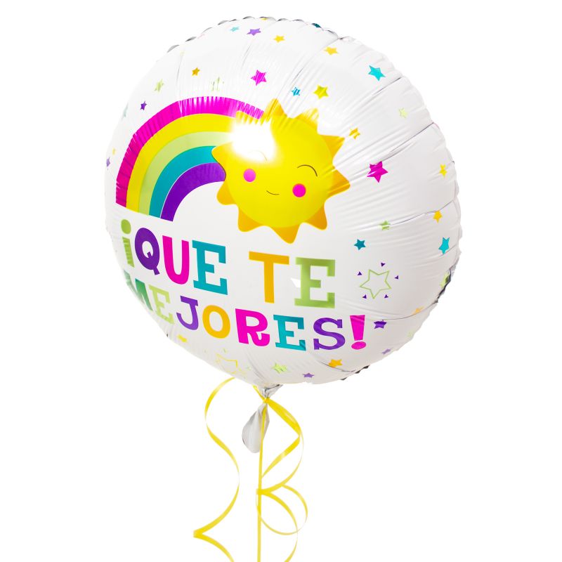 Foto 4 Globo ¡Que te mejores! arcoiris 35 cm - Flores a domicilio Foto 4 Globo ¡Que te mejores! arcoiris 35 cm - Flores a domicilio