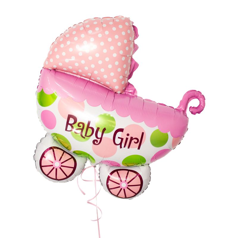 Flores a domicilio - Globo Coche Baby Girl 50 cm Flores a domicilio - Globo Coche Baby Girl 50 cm