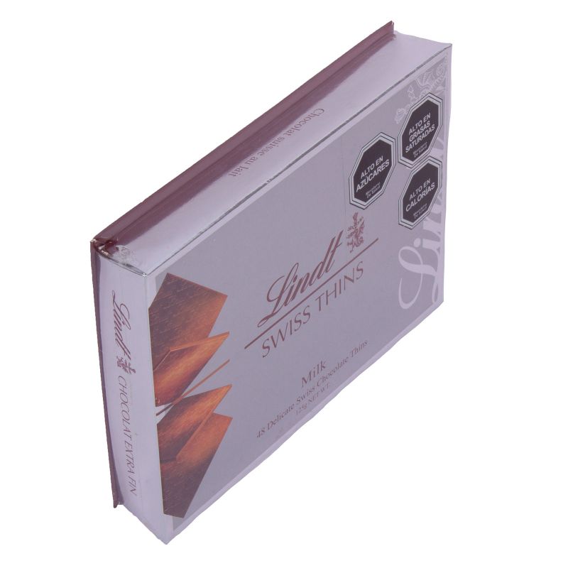 Foto 5 Lindt Swiss Thins Milk 125g - Flores a domicilio Foto 5 Lindt Swiss Thins Milk 125g - Flores a domicilio