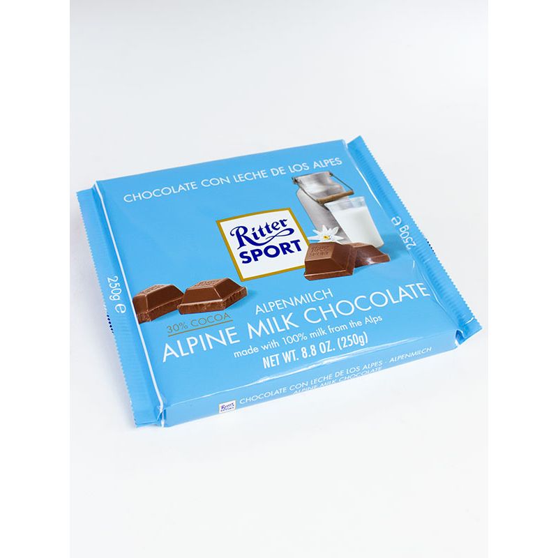Foto 3 Ritter Sport Alpine Milk Chocolate 250g - Flores a domicilio Foto 3 Ritter Sport Alpine Milk Chocolate 250g - Flores a domicilio
