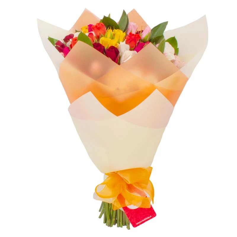 Foto 4 Ramo de MiniRosas - Ramo de flores con minirosas multicolor