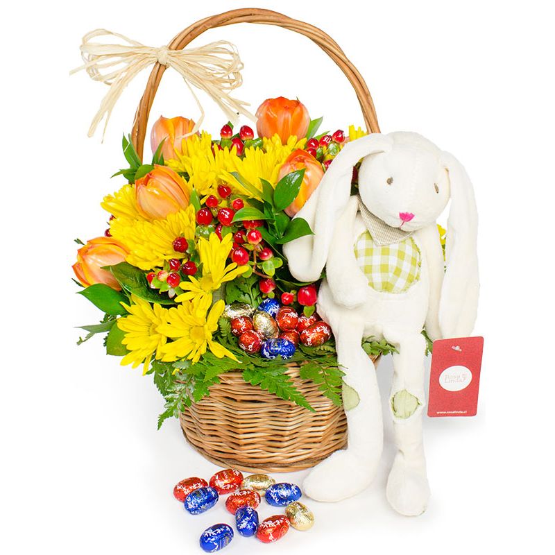 Flores a domicilio - Canasto de Pascua Flores a domicilio - Canasto de Pascua