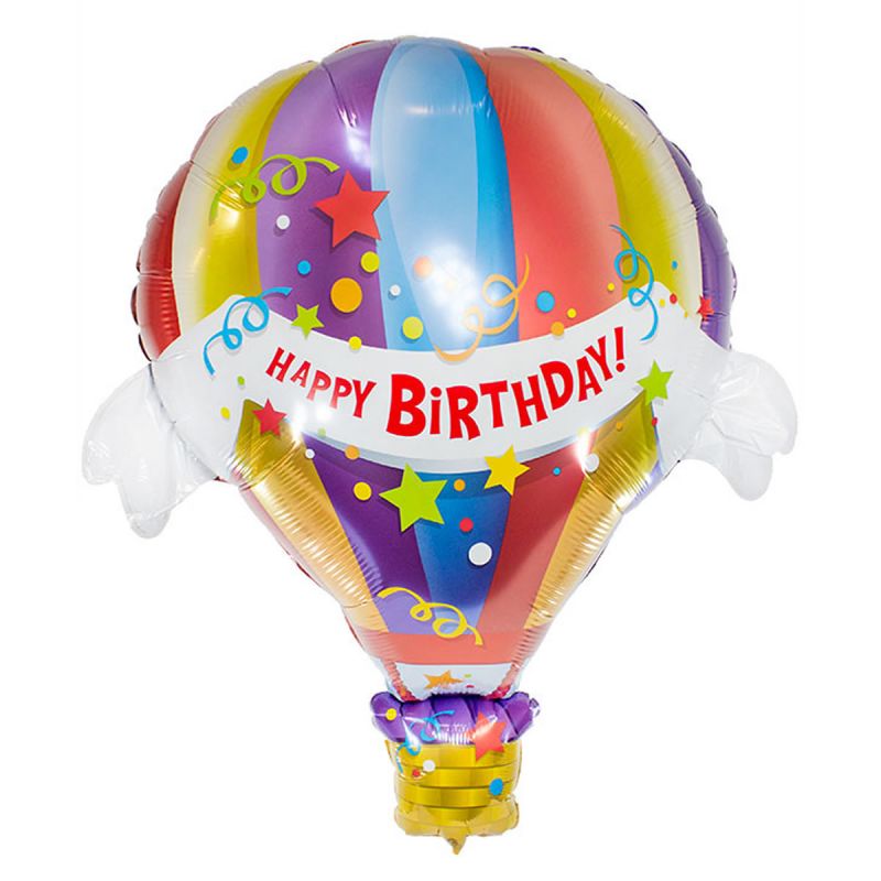 Flores a domicilio - Globo Gigante con forma Aerostático Happy Birthday Flores a domicilio - Globo Gigante con forma Aerostático Happy Birthday
