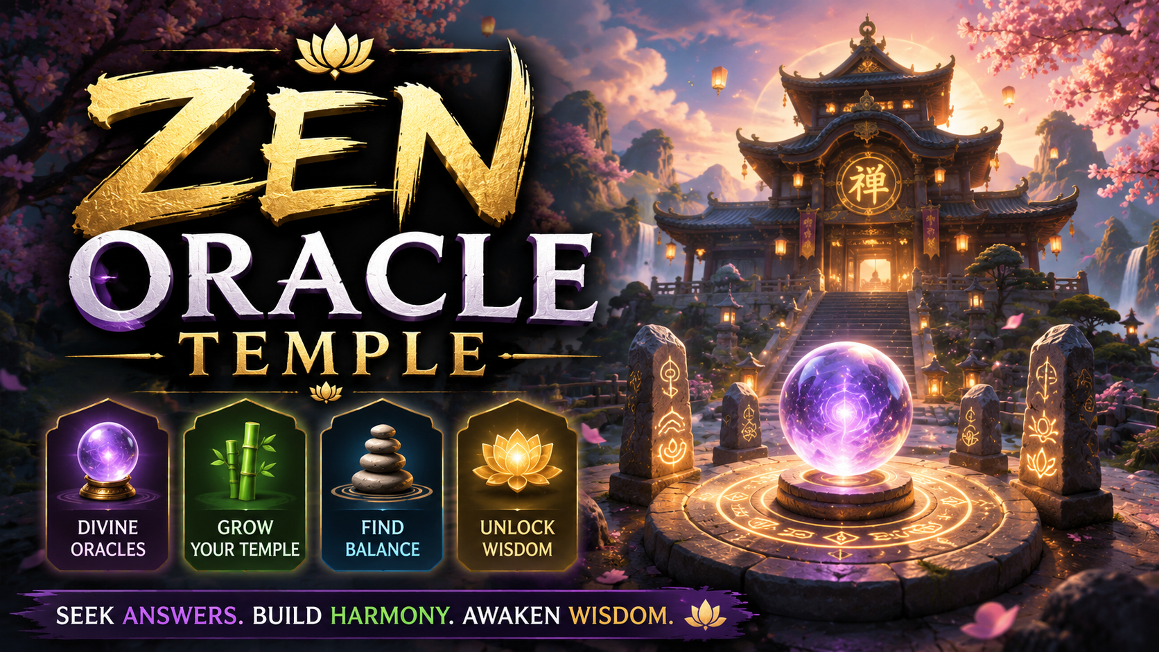 Play Zen Oracle Temple - Free Online Game | Rosebud