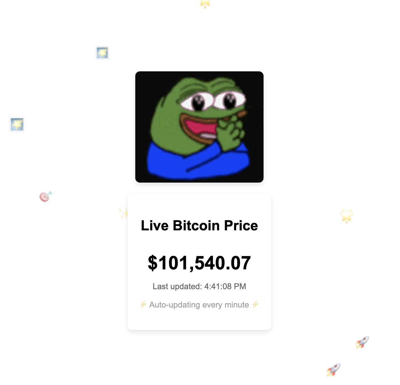 Bitcoin Optimism Tracker 🕹️ Rosebud AI Vibe Code Games