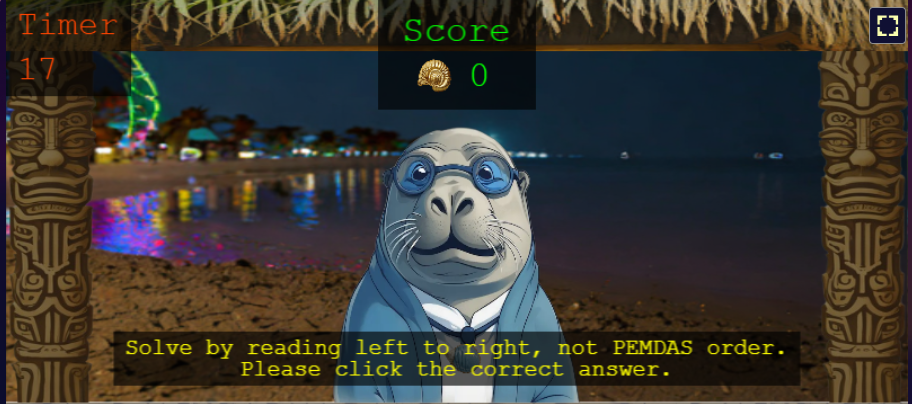 Play Tiki Time: Mental Math - Free Online Game | Rosebud