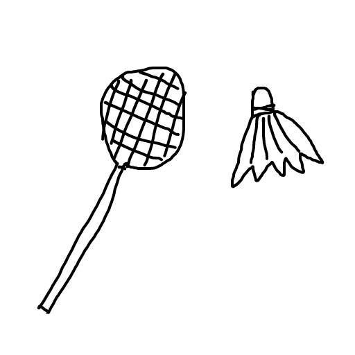 RosesUPC Rosa Badminton Sketch