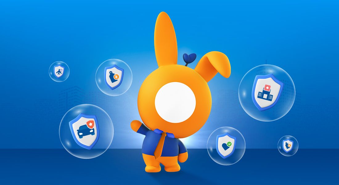 Get insurance online or financial services with Rabbit Care