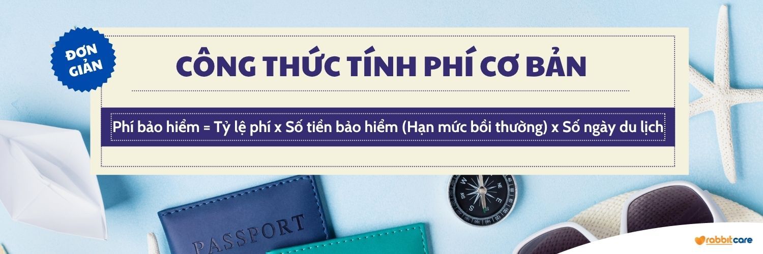 tính phí bảo hiểm du lịch