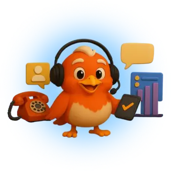 Illustration of smart call routing and performance reporting for inbound calls