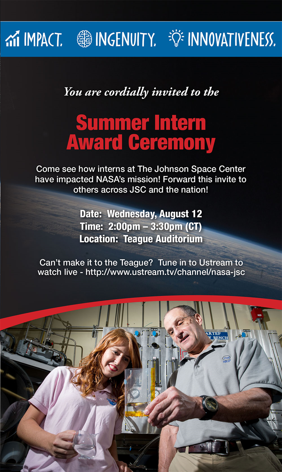 Summer Intern Award Ceremony Invitation