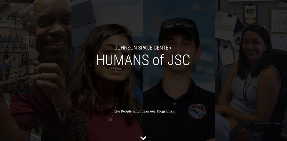 Humans of JSC website header