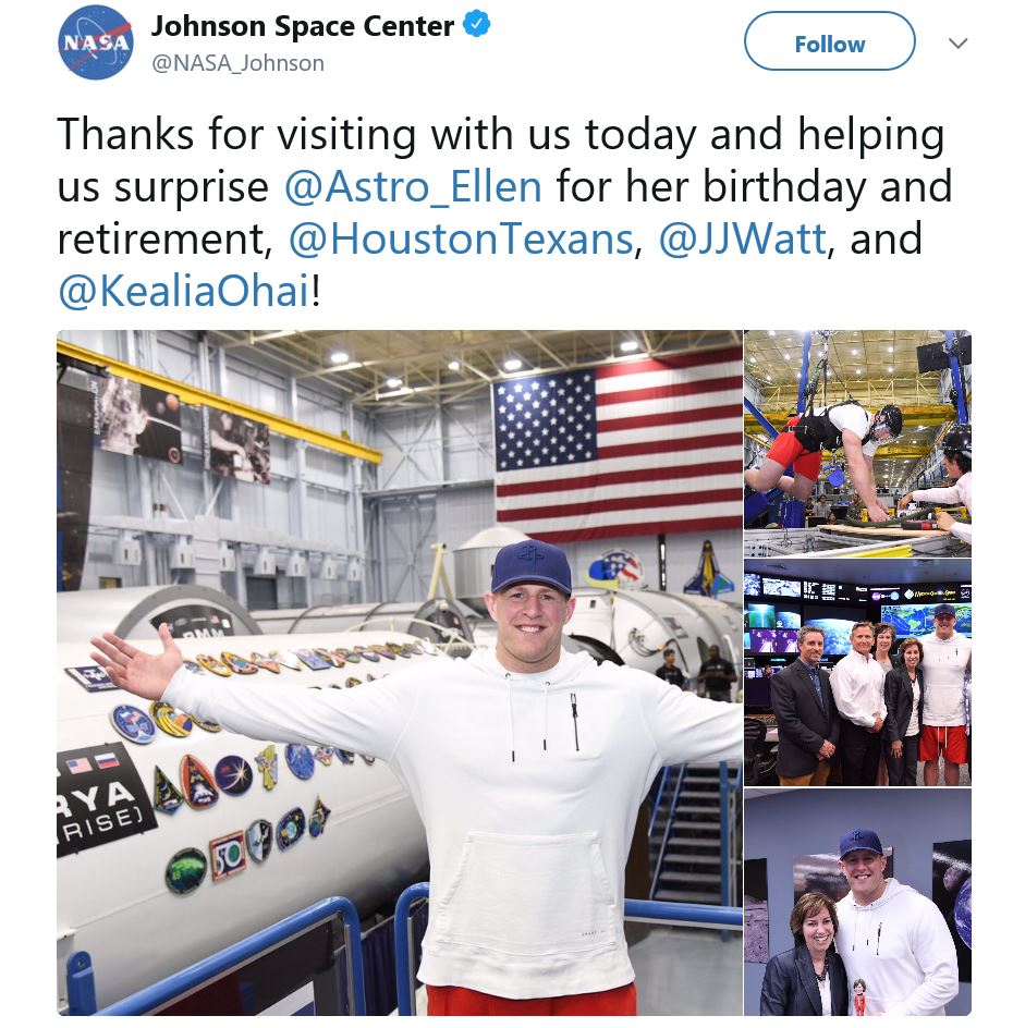 NASA johnson tweet