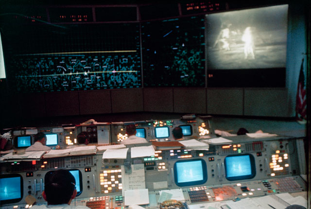 Mission control as it was during humankind's giant leap—man on the Moon. The MCC is being restored to mirror this moment in time.