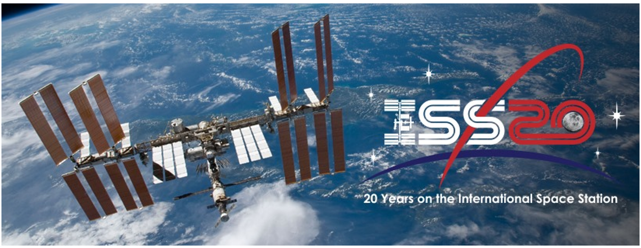 Space Station 20th banner