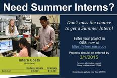 Need summer interns?