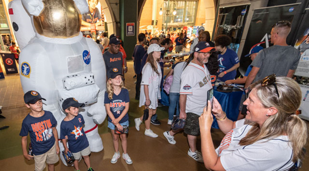 NASA Night (Well, Afternoon) with the Astros on Saturday, July 16