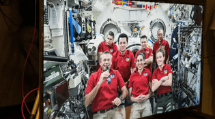 Expedition 70 Crew Phones Home to Celebrate 25 Years of Space Station Operations