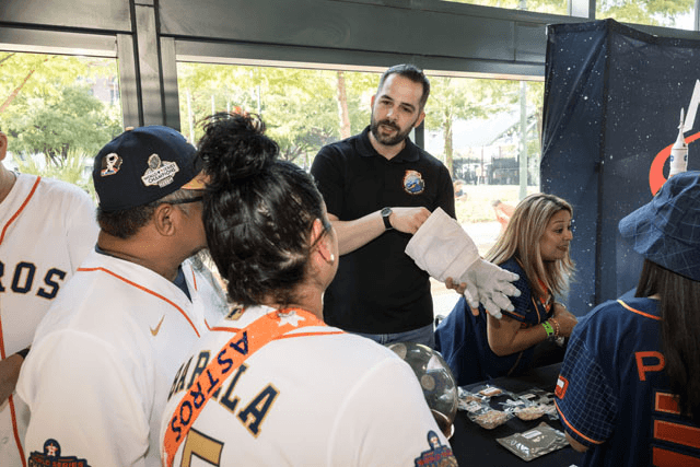 Johnson Employees Root for the Home Team at Houston Astros Space