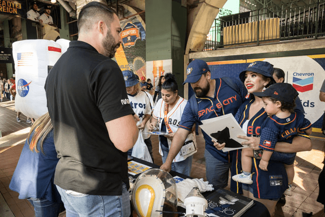 Johnson Employees Root for the Home Team at Houston Astros Space City Night