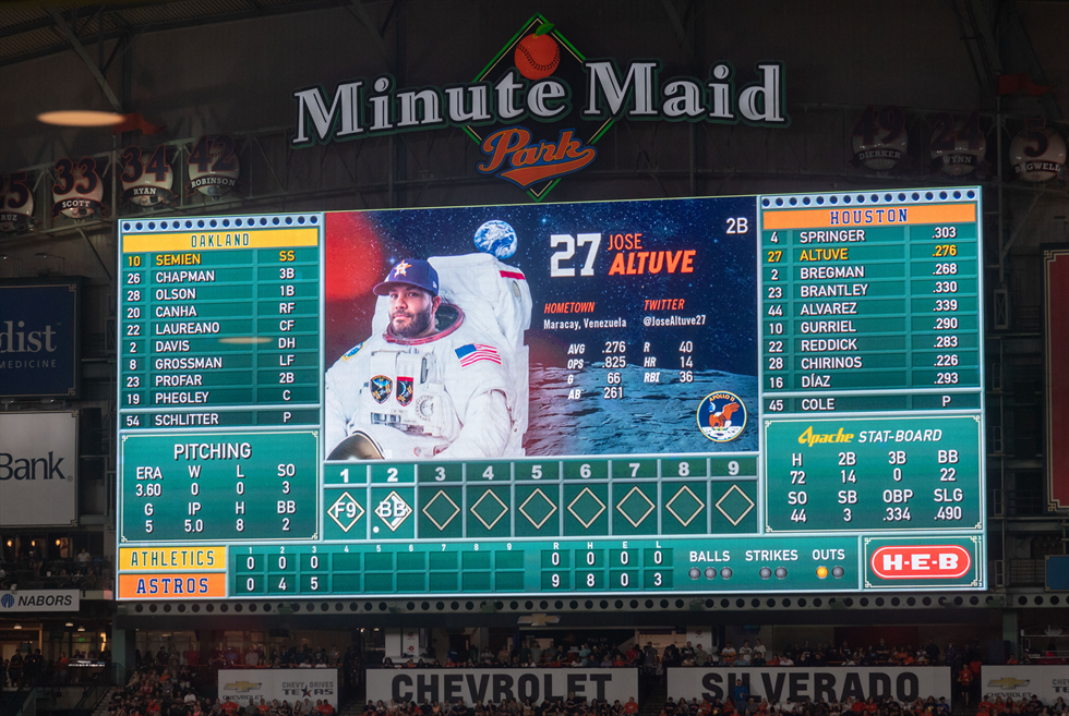 Astros getting new video scoreboard at Minute Maid Park