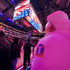 Photos of NASA&#x27;s participation at a Houston Rockets basketball game.