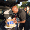 JSC volunteers 'Stuff the Truck' at the Gilruth Center, Aug. 31 as part of the annual food drive. Image credit: NASA/James Blair.