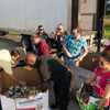 JSC volunteers 'Stuff the Truck' at the Gilruth Center, Aug. 31 as part of the annual food drive. Image credit: NASA/James Blair.