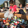 JSC volunteers 'Stuff the Truck' at the Gilruth Center, Aug. 31 as part of the annual food drive. Image credit: NASA/James Blair.