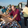 JSC volunteers 'Stuff the Truck' at the Gilruth Center, Aug. 31 as part of the annual food drive. Image credit: NASA/James Blair.