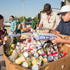 JSC volunteers 'Stuff the Truck' at the Gilruth Center, Aug. 31 as part of the annual food drive. Image credit: NASA/James Blair.