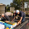 JSC volunteers 'Stuff the Truck' at the Gilruth Center, Aug. 31 as part of the annual food drive. Image credit: NASA/James Blair.