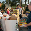 JSC volunteers 'Stuff the Truck' at the Gilruth Center, Aug. 31 as part of the annual food drive. Image credit: NASA/James Blair.