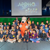 Snoopy meets with children at Space Center Houston.