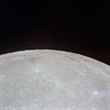 View of the receding Moon taken from Apollo 10 shortly after TEI. Primarily a view of the lunar farside. Image Credit: NASA